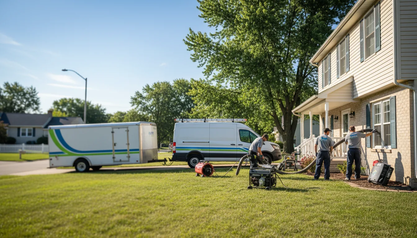 Flooded Basement Restoration And Cleanup With Repair in Harvel, IL near me